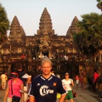 In front of Ankor Wat