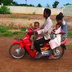 Family on a moto