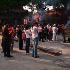 Offering outside the summer palace