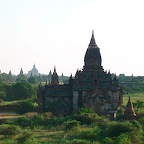 Temples at sunset in Bagan 1