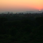 Temples at sunset in Bagan 3