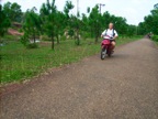 On a moto in Hue